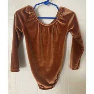 2T Bodysuit Velvet Longhorn Orange Fall Snapping Bailey’s Blossoms Boho